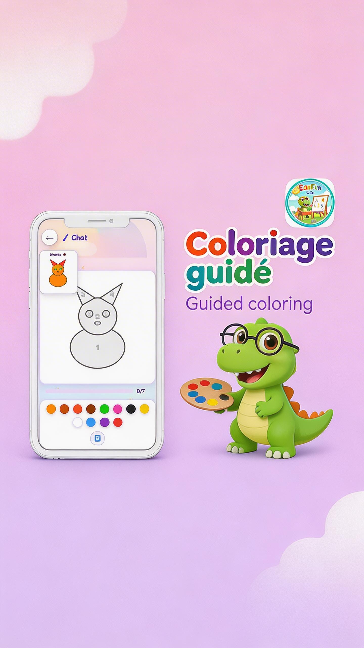 Coloriage guidé